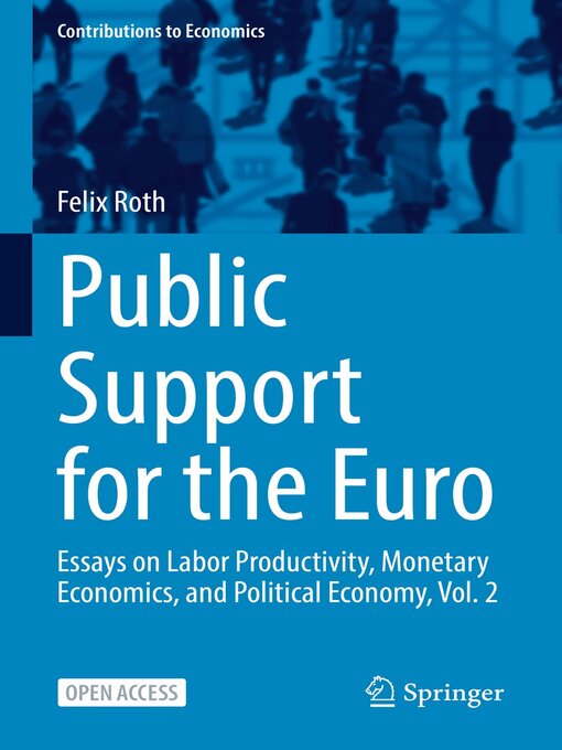 Title details for Public Support for the Euro by Felix Roth - Available